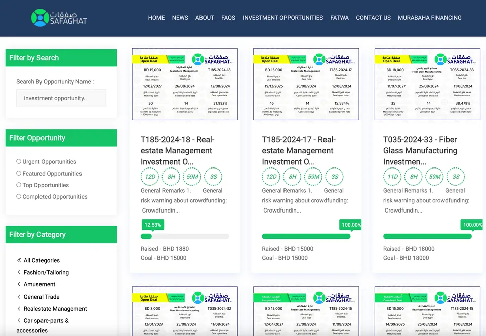 Safaghat crowdfunding platform — Safaghat W.L.L.